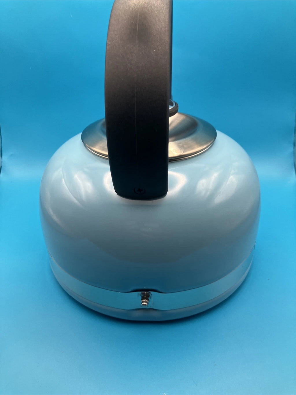 Kitchen Aid 2 Quart Empire Red Enamel Tea Kettle Whistling Stove Top