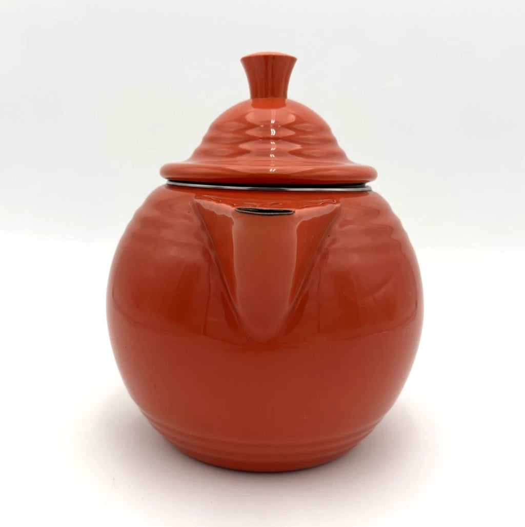 FIESTAWARE Persimmon Enamel on Metal Teapot by COPCO