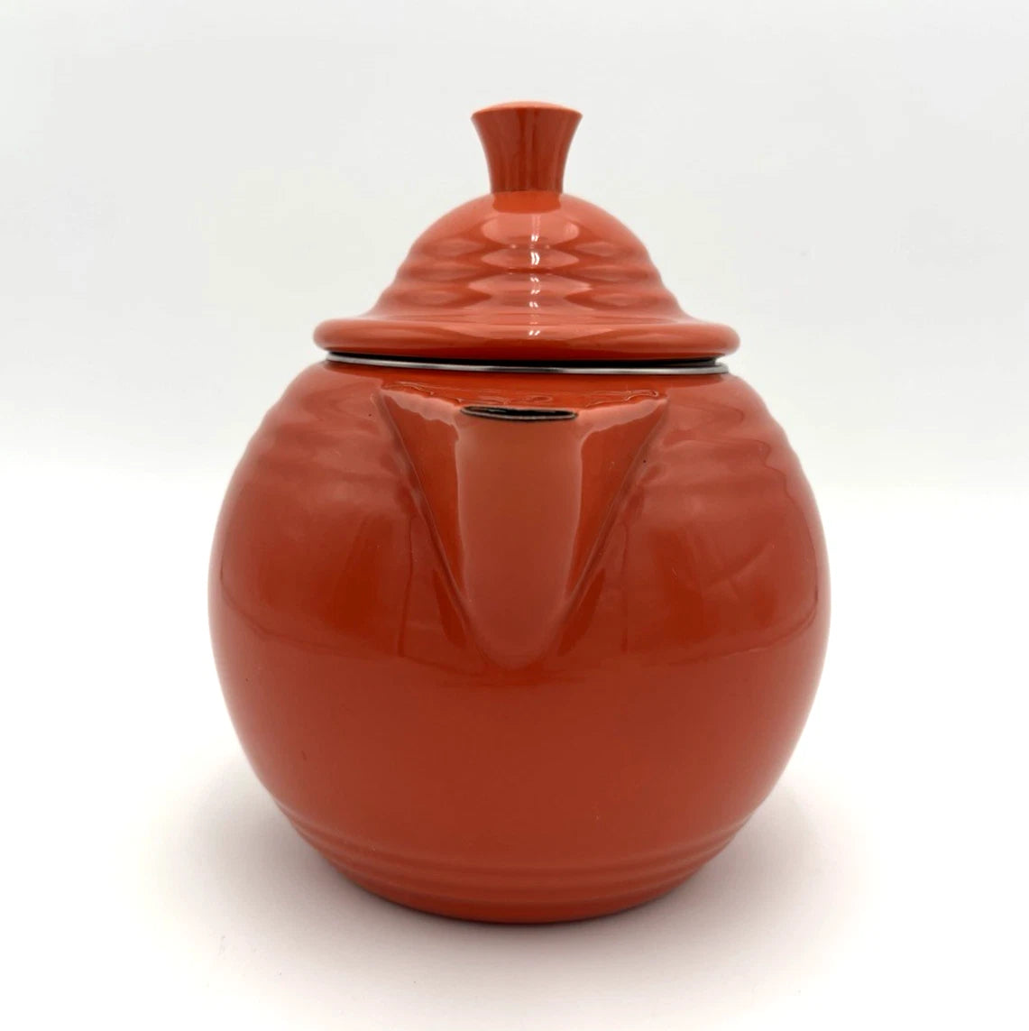 FIESTAWARE Persimmon Enamel on Metal Teapot by COPCO