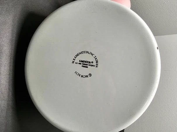 Vintage M Kamenstein Cow Tea Kettle With Bell Enamel Whistling Teapot