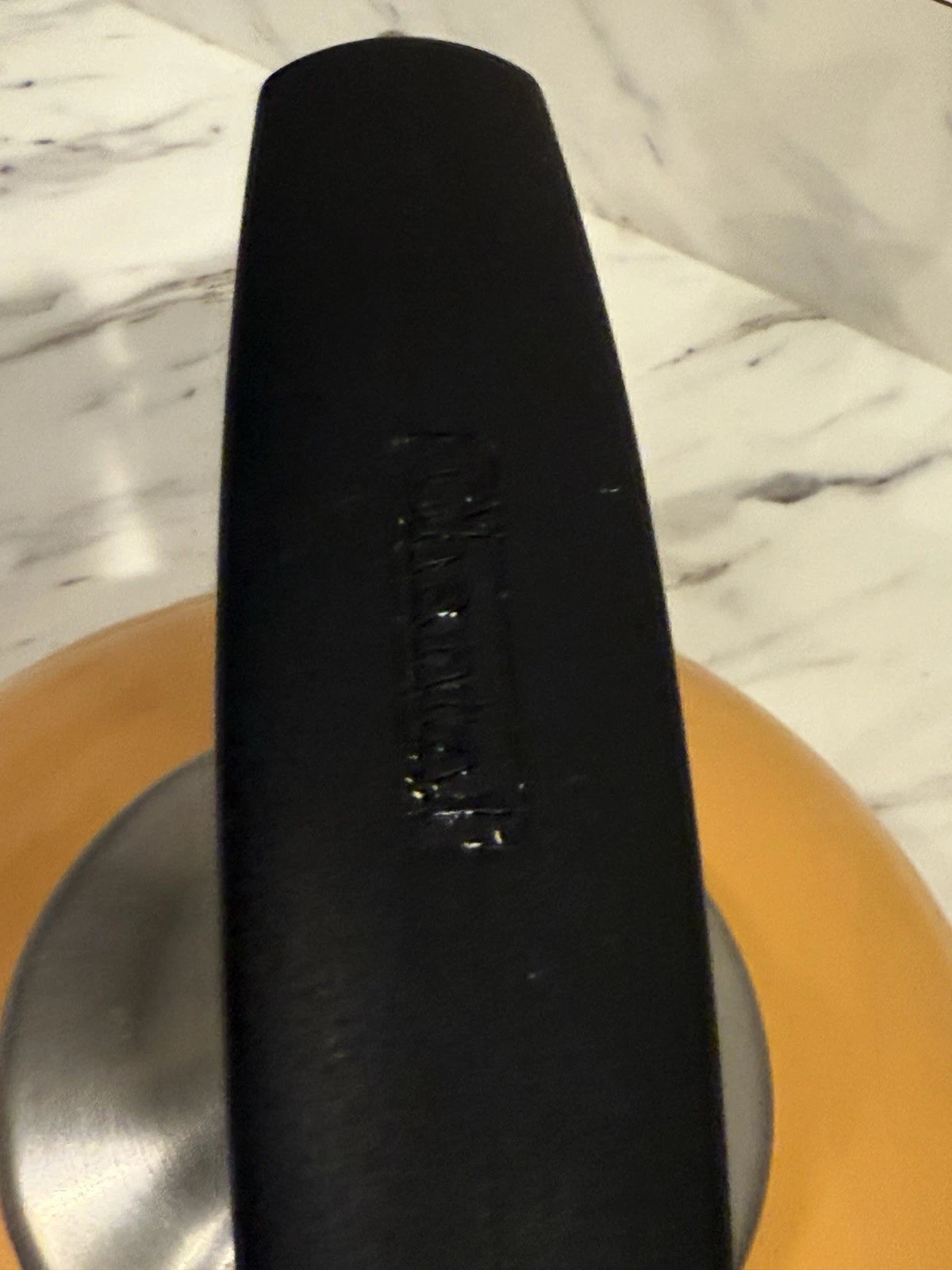 Vintage Chantal Whistling Tea Kettle Yellow Orange Enamel Color Metal