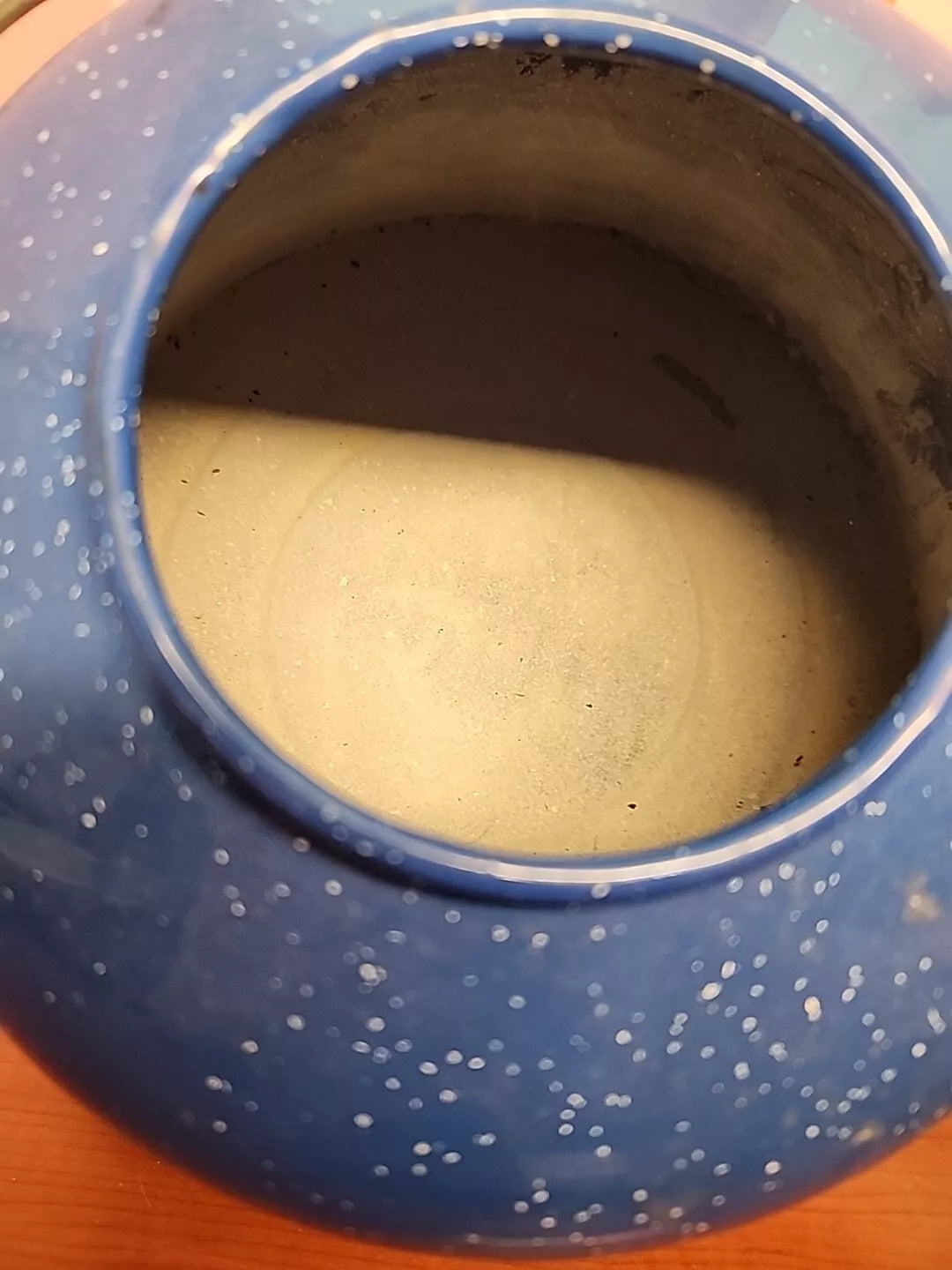 Vintage Antique Speckled Enamelware Teapot Tea Kettle Primitive Rustic Farmhouse