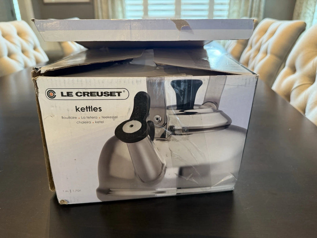 Le Creuset Classic Enamel on Steel 1.7 Qt. Whistling Tea Kettle - Cerise