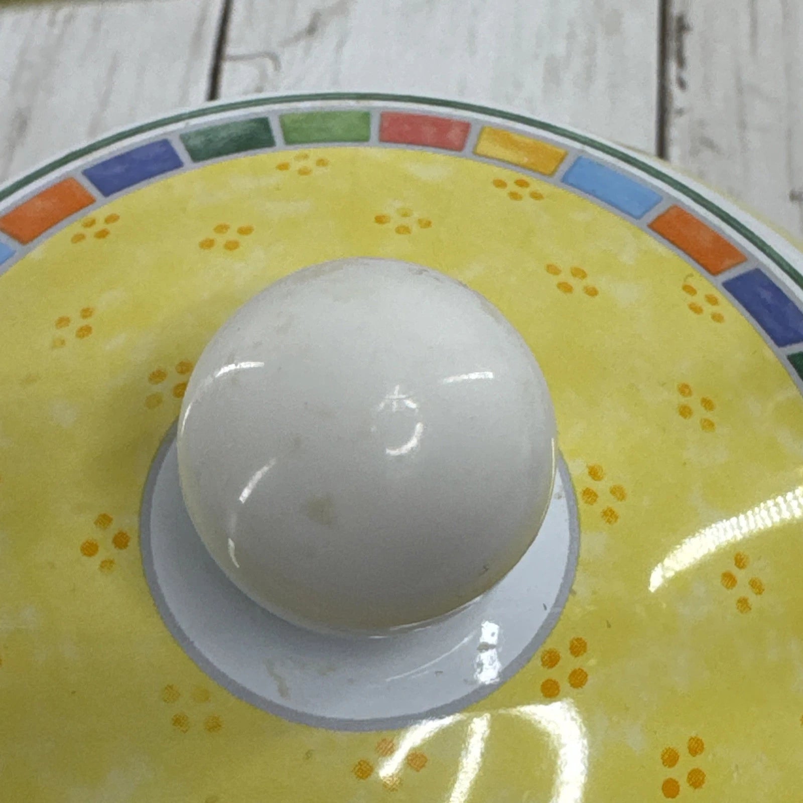 Villeroy & Boch Twist Alea Yellow Limone Tea Kettle Teapot With Lid