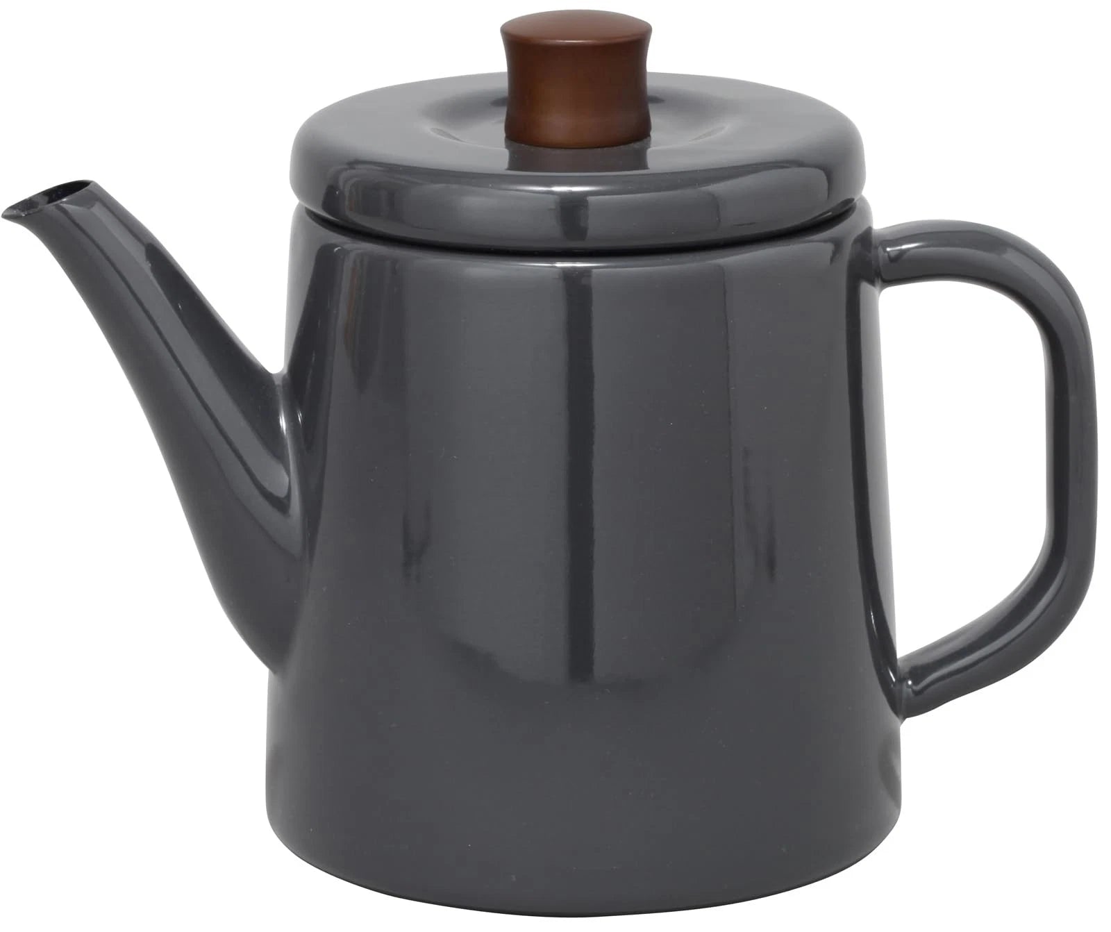 Noda Horo Kettle Enamel 1.5L IH Compatible Gray Made in Japan Pottle