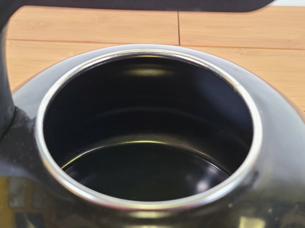 KitchenAid ~ 2 Qt/1.9L ~ Black Enamel ~  Whistling Teapot ~ Tea Kettle
