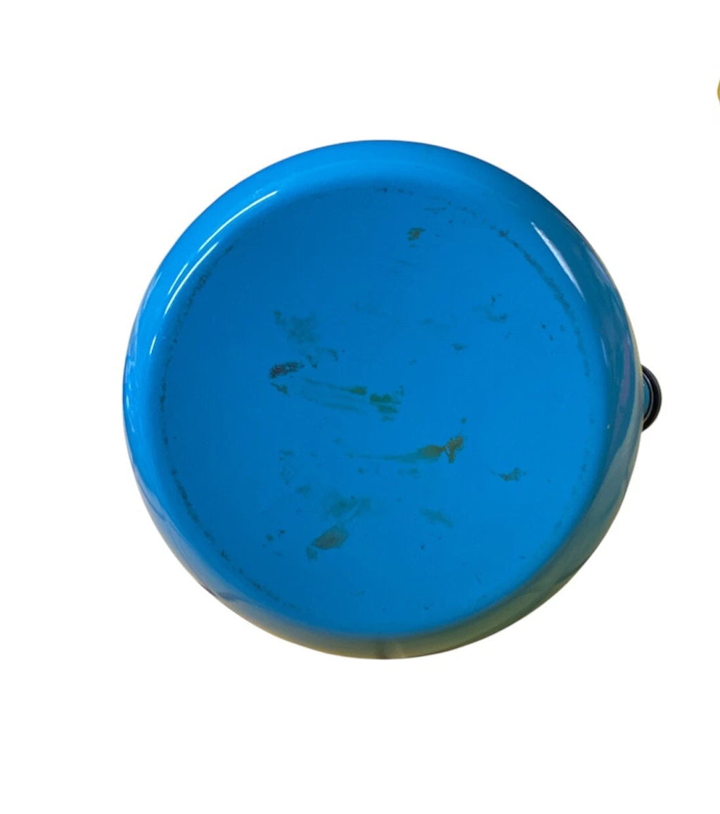 Circulon Enamel on Steel 2 Quart Whistling Teakettle Teal Turquoise Blue