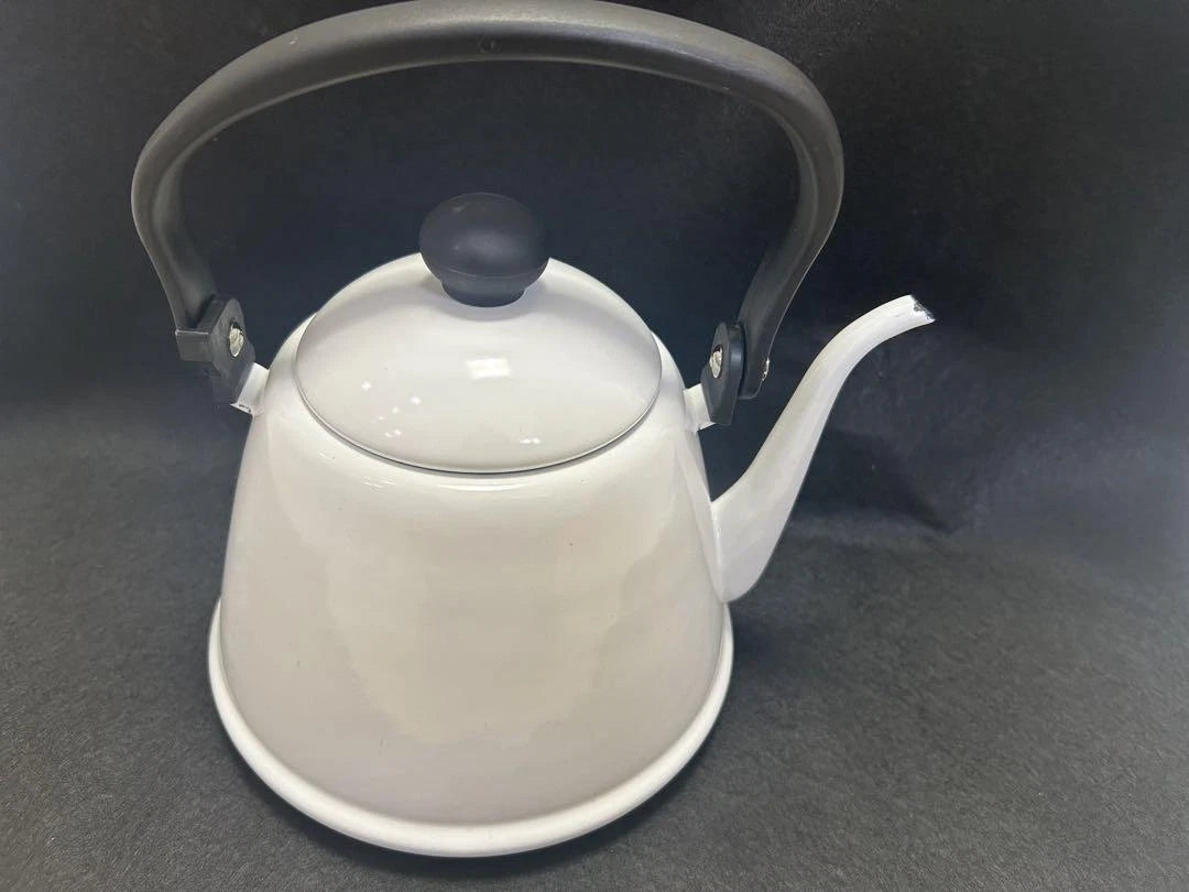 Drip Type Kettle White 2.0L Induction Safe Used NODA HORO Kettle from Japan