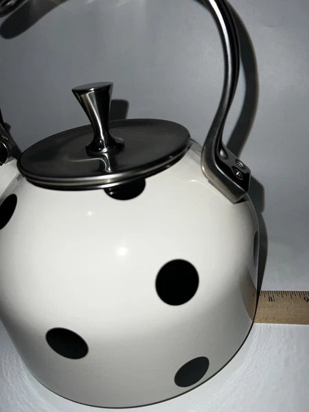 Kate Spade New York Lenox All in Good Taste Deco Dot Tea Kettle 2.5 Qt Capacity