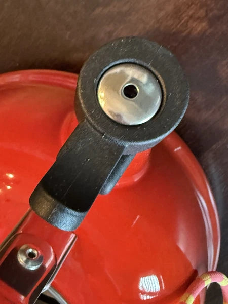 Le Creuset Classic Enamel on Steel 1.7 Qt. Whistling Tea Kettle - Cerise