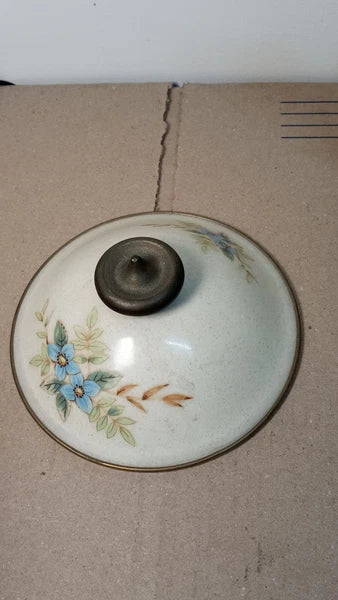 Vintage Mikasa Grande Chef Day Dreams  2.5. Qt Enamel Tea Kettle Japan UN704