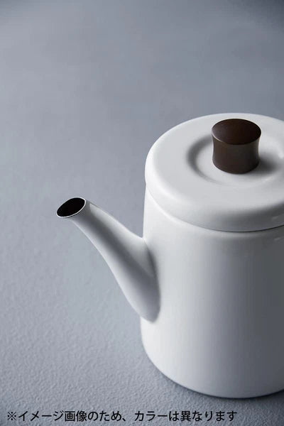 Noda Horo Kettle Enamel 1.5L IH Compatible Gray Made in Japan Pottle