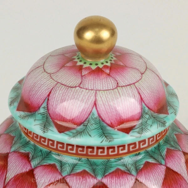 6" Yongzheng Marked Enamel Porcelain Gilt Lotus Flower Pattern Wine Tea Pot