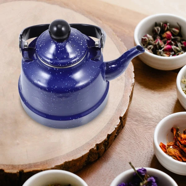 Kettle Teapot with Warmer Office Stove Top Kettles Vintage Floral Pattern