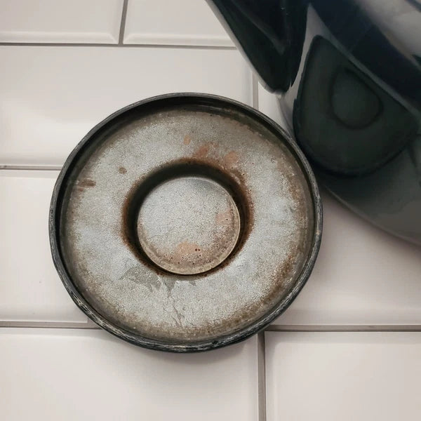 Mid century modern vintage Dansk Gunnar Cyren tea pot kettle early 70s enamel