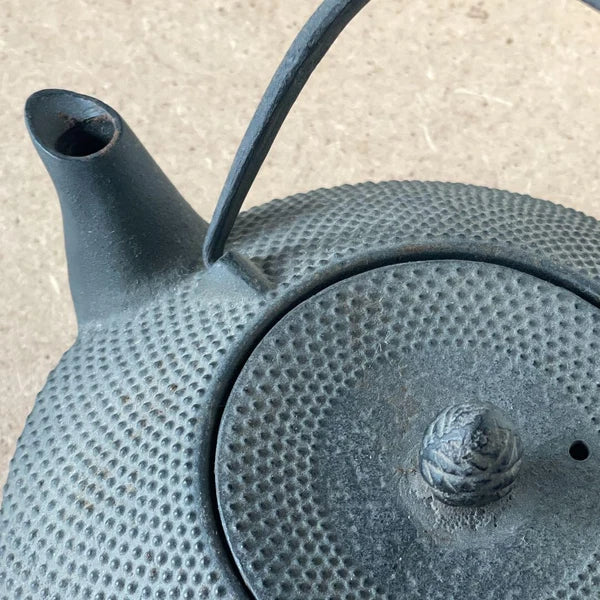 Nanbu Ironware Casting Artist Iwashimizu Hisao Iron Teapot Inner Enamel Finish