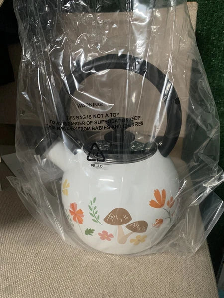 Martha Stewart Tea kettle,The Harvest Collection, Enamel On Steel / 1.4 Quart