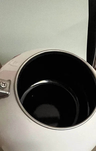 Martha Stewart  Enamel on Steel 2 Quart Christmas Tea Kettle Teapot Dogs As Is