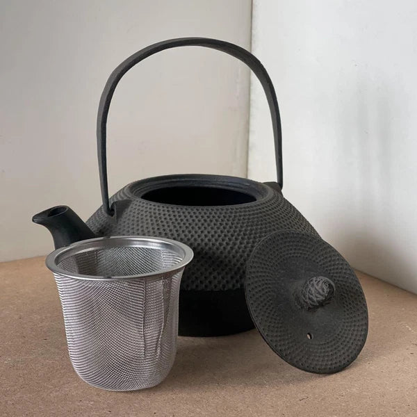 Nanbu Ironware Casting Artist Iwashimizu Hisao Iron Teapot Inner Enamel Finish