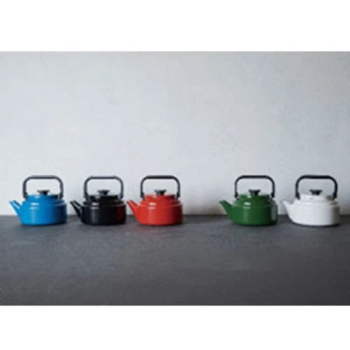 Noda Horo Japanese Enamel Kettle 68oz 2.0L AM-20K Green Made in JP