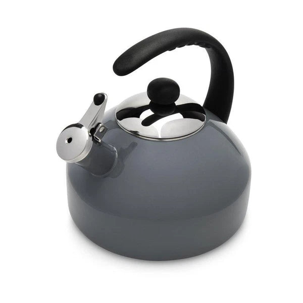 2.8 QT Tea Kettle Stainless Steel Porcelain Enamel Coating Bakelite Handle New