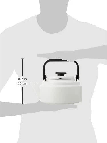 Nodahoro Enamel Amu-Kettle 2.0L Black Made in Japan AM-20KW Home Kitchen Gift