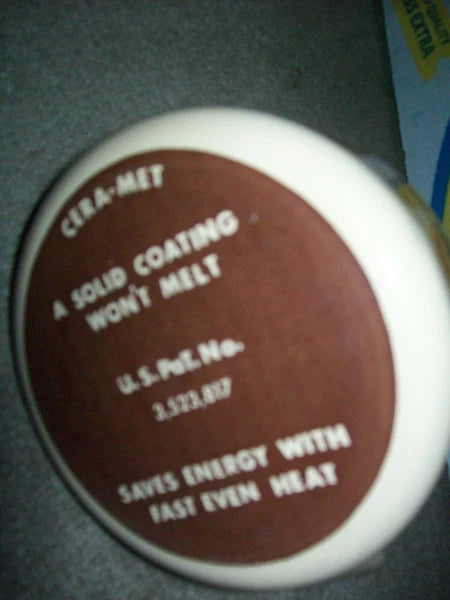 Vintage CERA-MET Enamelware Teapot