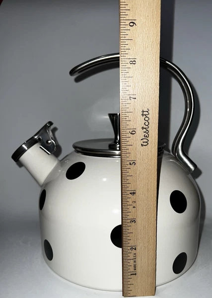 Kate Spade New York Lenox All in Good Taste Deco Dot Tea Kettle 2.5 Qt Capacity