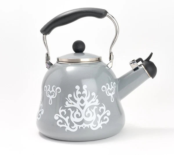 Temp-tations 2.3-qt Enamel on Steel Tea Kettle Model K85319
