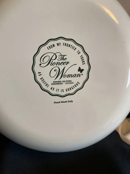 NEW The Pioneer Women Teapot Rose Enamel On Steel 1.9 Quarts Tea Kettle