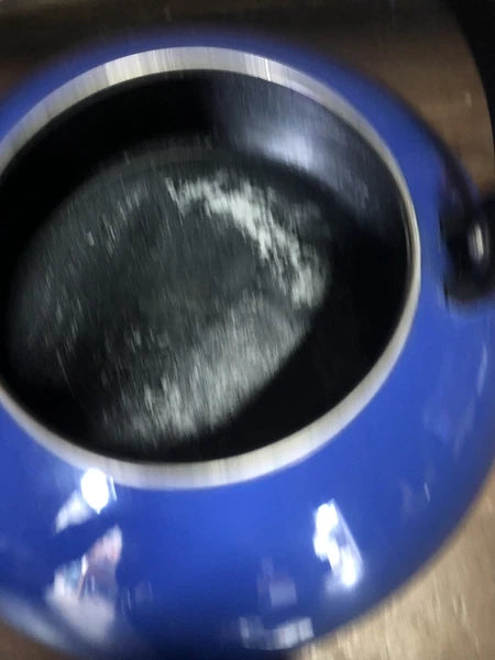 Le Creuset Zen BLUE Enamel Tea Kettle Pot 1.5 L 1.6 Qt