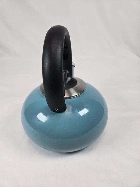 Cuisinart Tea Pot Kettle 2.5 Qt or 20 Cups Teal Enameled w/ Silver Lid