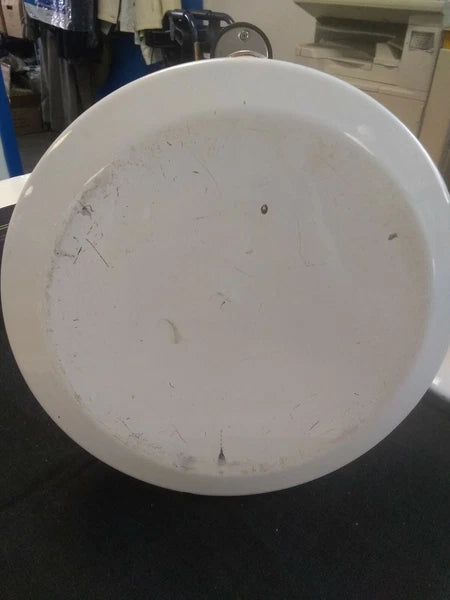 Vintage Copco Enamel Coated  White Tea Kettle Black Handle