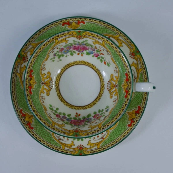 Wedgwood Poldhu Cup Saucer Tea Pot Handmade Geometric Pattern Used