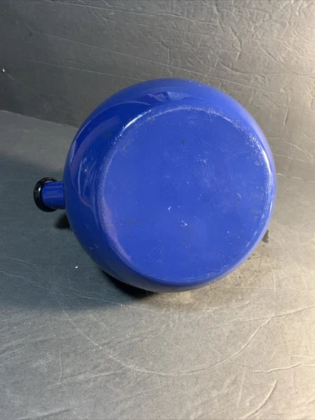 COPCO? 2.27 QT (8 cups) Whistling Tea Pot Kettle Blue Very Clean Inside