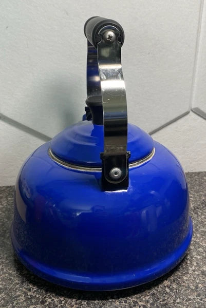 Le Creuset Enamel on Steel Classic Whistling Kettle Cobalt Blue 1.7qt No Whistle