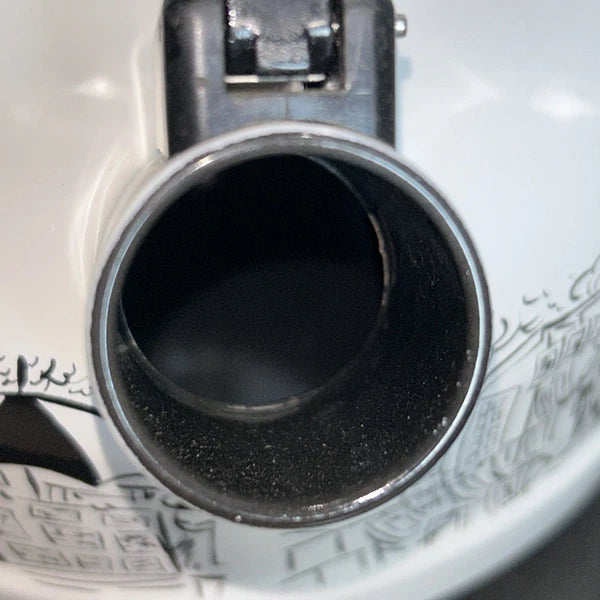 Vintage Mikasa Enamelware Parisian Scenes Whistling Tea Kettle