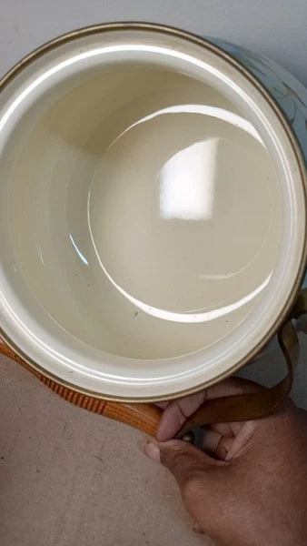 Vintage Mikasa Grande Chef Day Dreams  2.5. Qt Enamel Tea Kettle Japan UN704