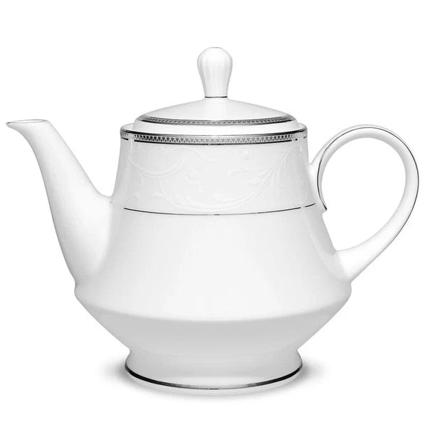 Noritake Regina Platinum Teapot