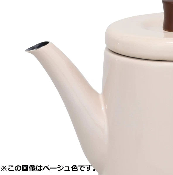 Noda Horo Kettle Enamel 1.5L IH Compatible Gray Made in Japan Pottle