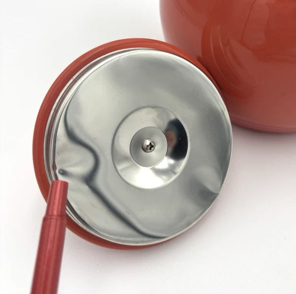 FIESTAWARE Persimmon Enamel on Metal Teapot by COPCO