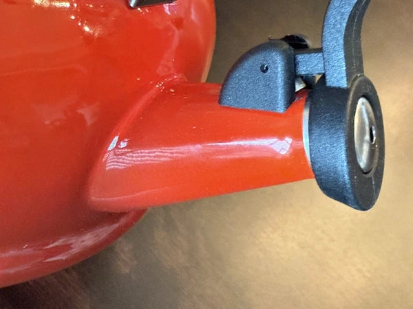 Le Creuset Classic Enamel on Steel 1.7 Qt. Whistling Tea Kettle - Cerise