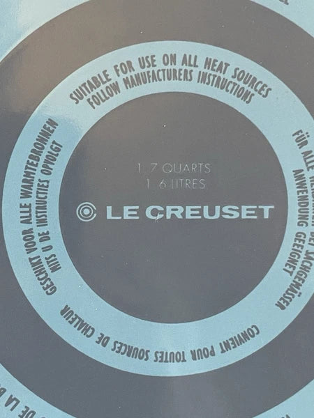 Classic Whistling Kettle By Le Creuset - Enamel on Steel 1.7 Qt - Blue Black