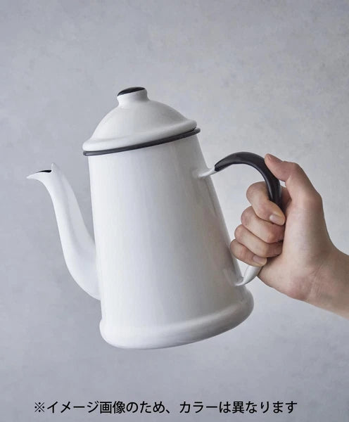 Noda Horo Kettle Enamel Rumble Pot 1.7L For Gas Fire Only Red Made in Japan LB-1