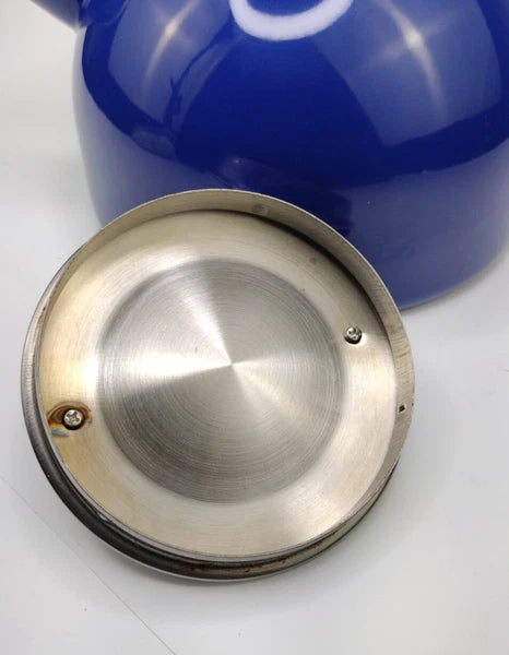 Chantal Enamel On Steel Cobalt Blue Loop Whistling Teakettle Tea Kettle