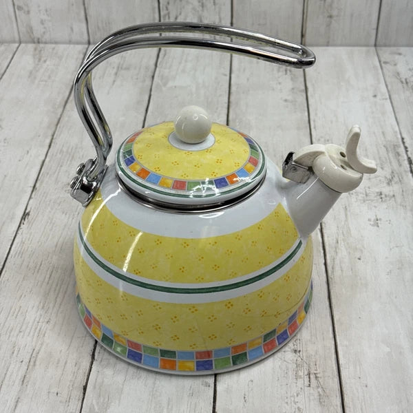 Villeroy & Boch Twist Alea Yellow Limone Tea Kettle Teapot With Lid
