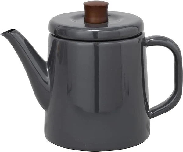 NODA HORO Japanese Enamel KETTLE Pottle 1.5L Gray PTR-1.5KGR Made in JP