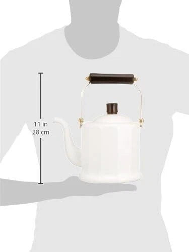NODAHORO Kettle Enamel 2.0L White Made in Japan Royal Classic RCL50KW