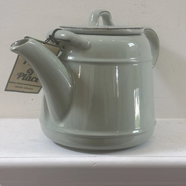 T&G Pride of Place British Design Light Green Teapot NWT
