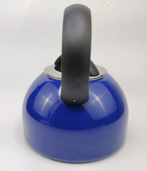 Chantal Enamel On Steel Cobalt Blue Loop Whistling Teakettle Tea Kettle